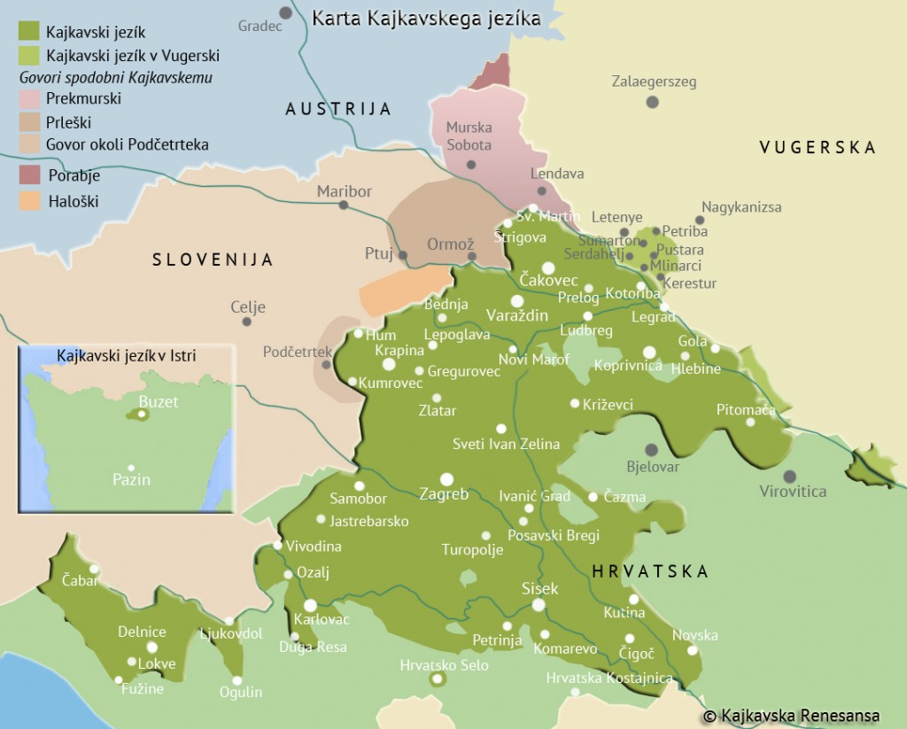 karta pitomače Kajkavski jezík | Portal o Kajkavskemu jezíku karta pitomače